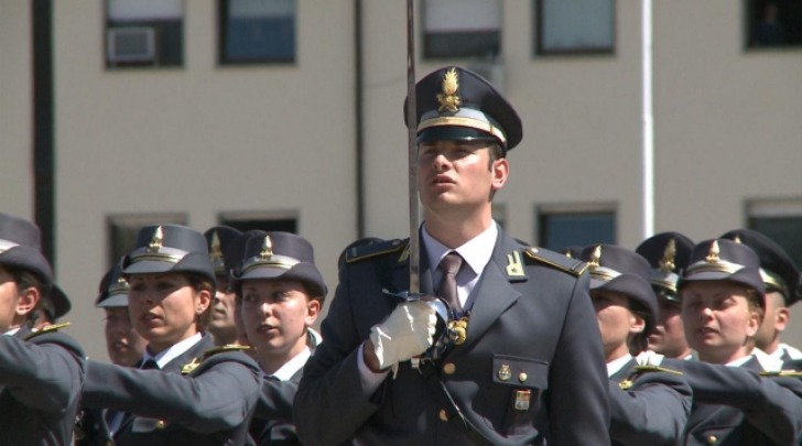 Un momento del giuramento odierno