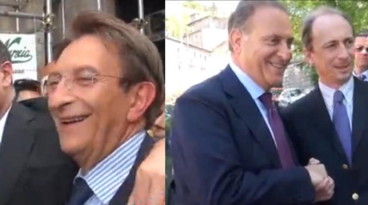 Bersani con Cialente e Cesa con De Matteis