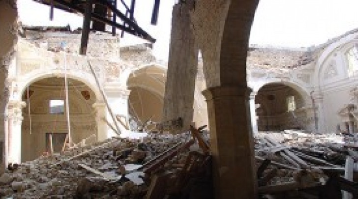 La Basilica di Collemaggio all'indomani del sisma