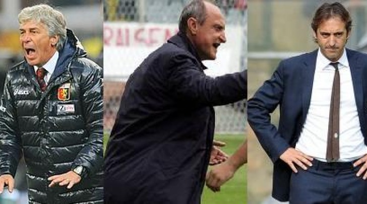 Gasperini, Rossi e Giampaolo