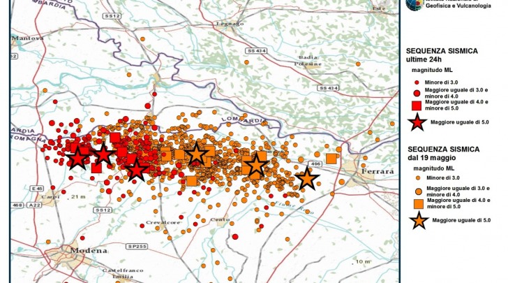 Sequenza sismica del 30 maggio