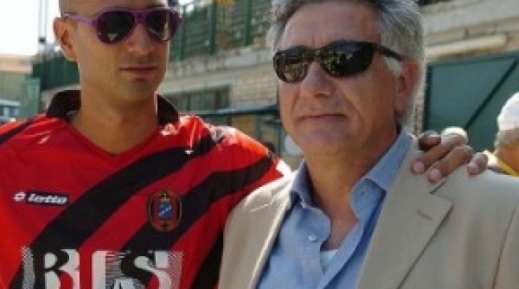 Guglielmo con suo padre, Franco Maio
