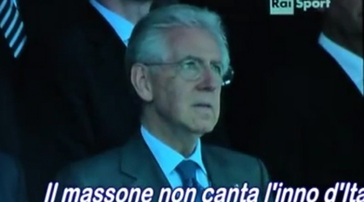 Mario Monti non canta l'Inno di Mameli