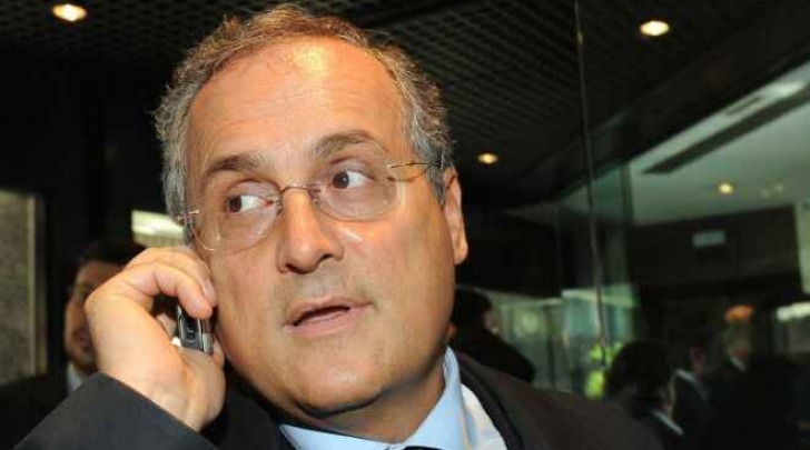 Il presidente della Lazio, Claudio Lotito