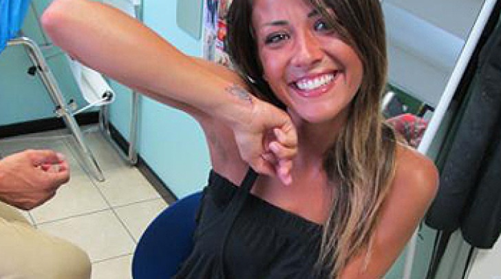 Giorgia Palmas e il nuovo tatuaggio sul polso