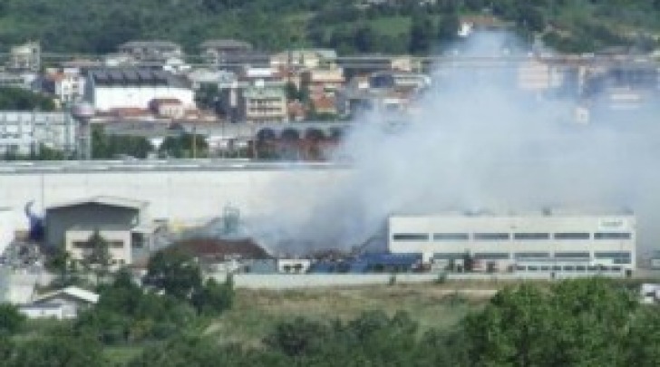 LA Seab durante un incendio