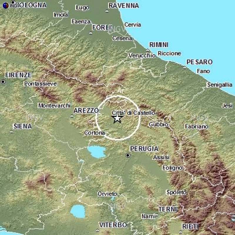 Terremoto trema ancora la terra a Città di Castello due scosse in mattinata Terremoti nel Terremoto trema ancora la terra a Città di Castello due scosse in mattinata Terremoti nel