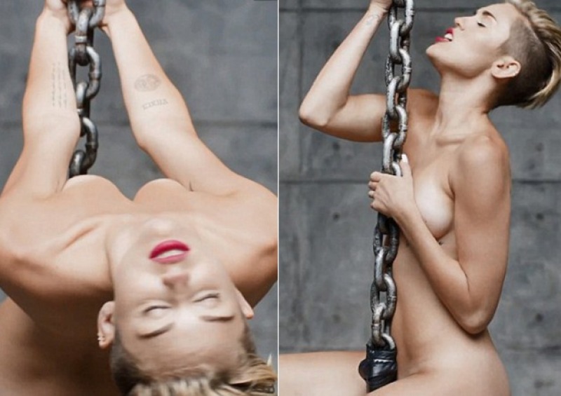 Miley Cyrus batte Sara Tommasi 12 milioni di fan la vogliono vedere nuda! 