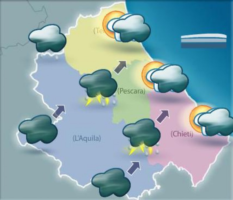 Il tempo, previsioni di oggi e domani Meteo Abruzzo24ore