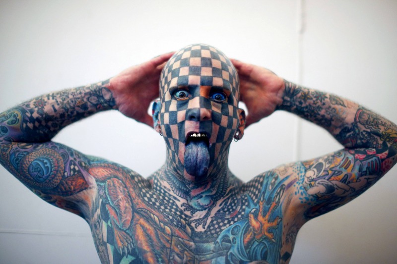 Matt Gone, L'Uomo Più Tatuato Del Mondo Apre La Matt Gone, L'Uomo Più Tatuato Del Mondo Apre La