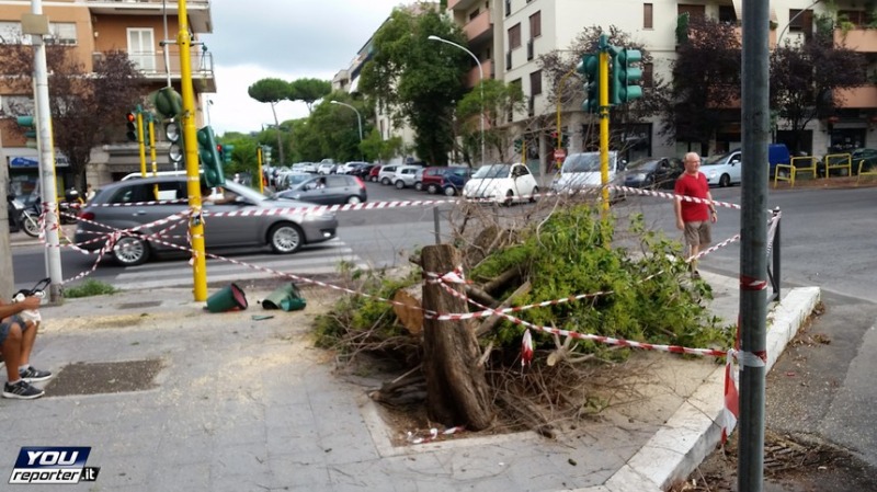 Bomba d'Acqua su Roma, Giornata di Massima Allerta ...