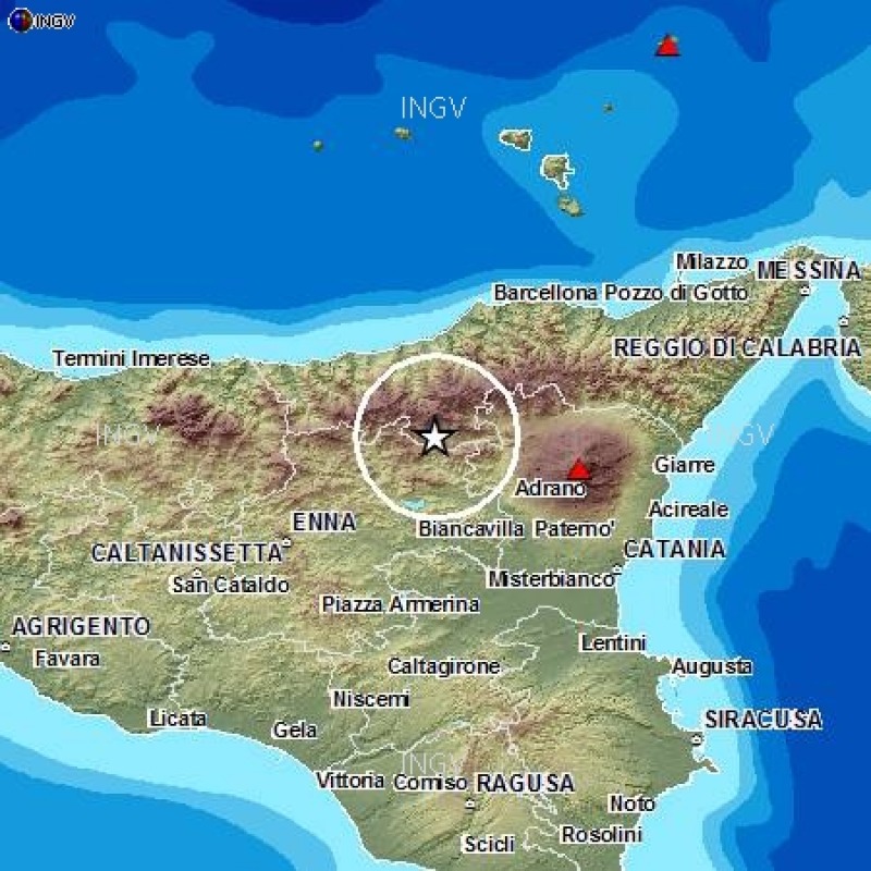 Scossa di Terremoto nella notte in Sicilia Cronaca nazionale Palermo Abruzzo24ore