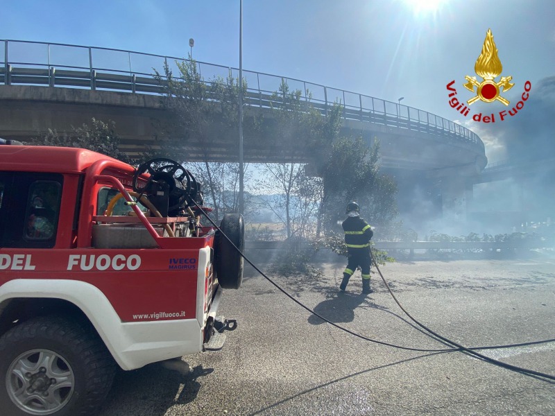 Vasto incendio tra Pescara e Francavilla.Il fuoco minaccia ...