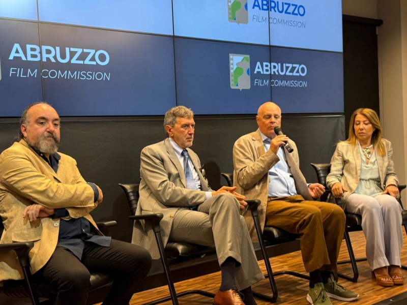 film commission abruzzo marsilio presenta il neo direttore voglino e il logo ufficiale