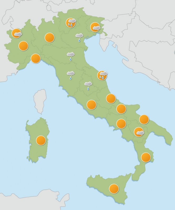 temporali in arrivo ma il caldo non molla picchi fino a 40176c