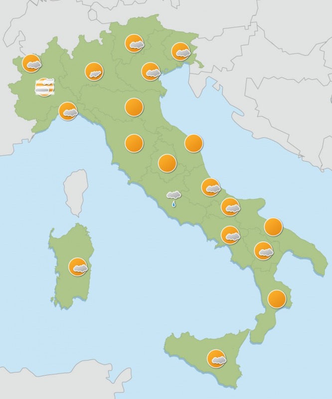scopri il caldo africano i temporali in arrivo e le temperature impazzite d8217italia