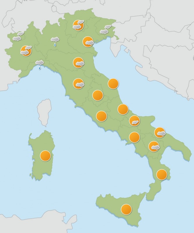 ondata africana in arrivo weekend con picchi fino a 38176c in italia