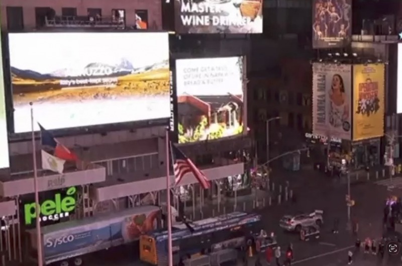 Abruzzo in vetrina mondiale: borghi da sogno sbarcano a Times Square! Abruzzo in vetrina mondiale: borghi da sogno sbarcano a Times Square!
