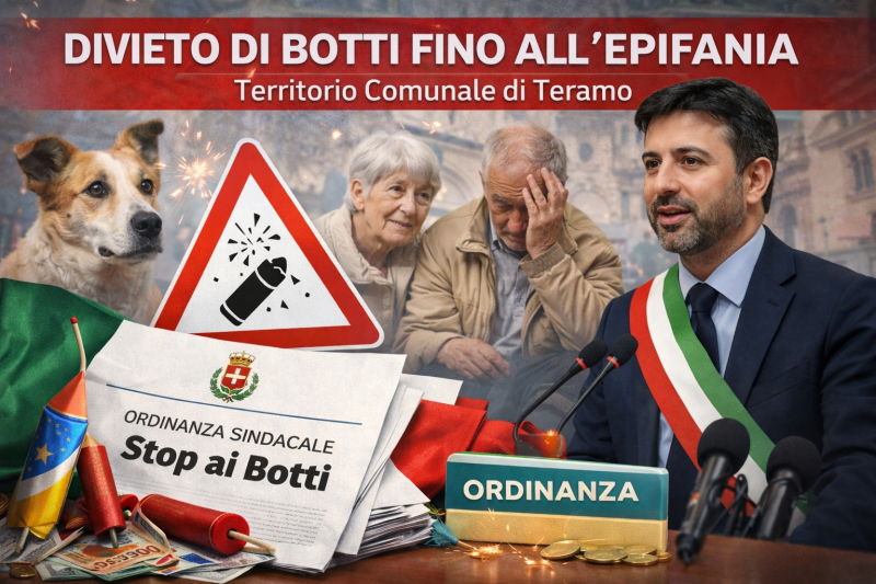 teramo dice no ai botti ordinanza del sindaco fino all8217epifania inclusa