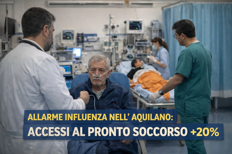 influenza e pronto soccorso sotto pressione accessi in crescita del 20 nell8217aquilano da Abruzzo24ore.tv influenza e pronto soccorso sotto pressione accessi in crescita del 20 nell8217aquilano