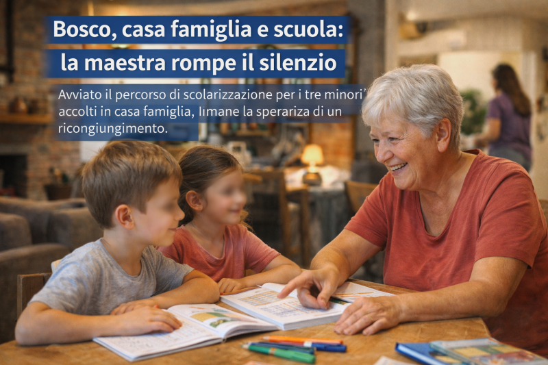 famiglia nel bosco casa famiglia e scuola la maestra rompe il silenzio