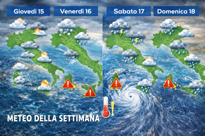 meteo italia piogge in aumento e aria mite la settimana giorno per giorno da Abruzzo24ore.tv meteo italia piogge in aumento e aria mite la settimana giorno per giorno