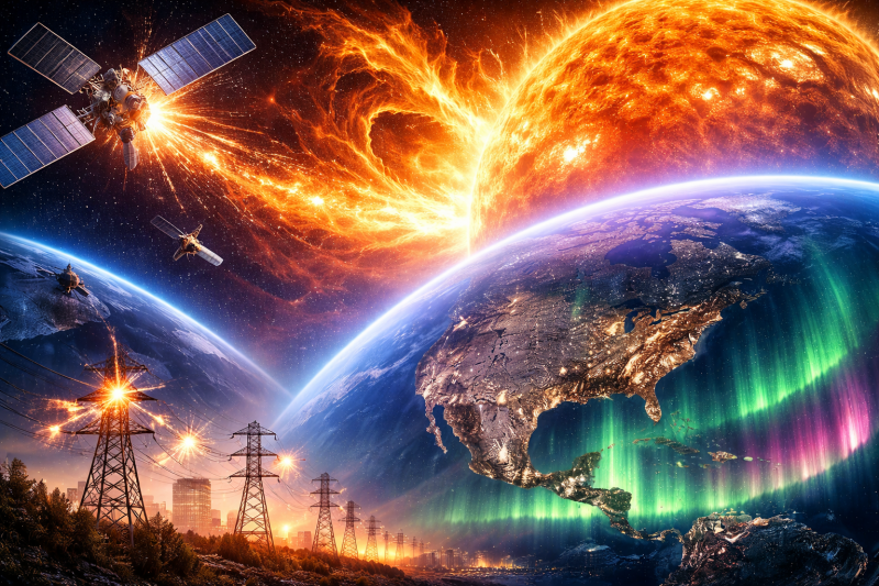 tempesta solare record minaccia terra aurore spettacolari ma allerta per infrastrutture globali