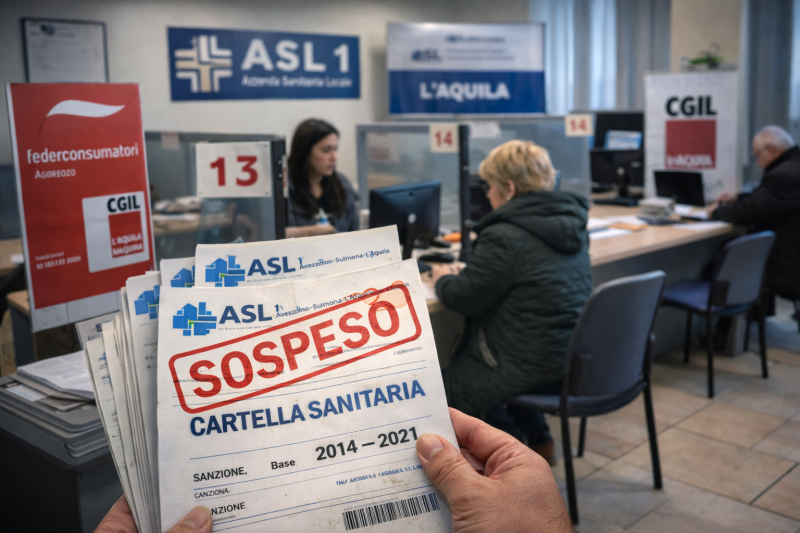 cartelle sanitarie bloccate svolta asl 1 migliaia di cittadini coinvolti ora