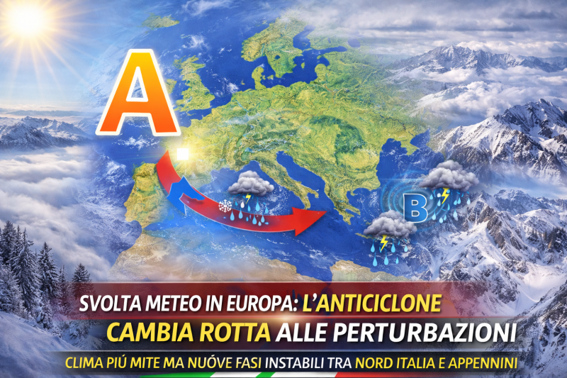 svolta meteo in europa l8217anticiclone cambia rotta alle perturbazioni