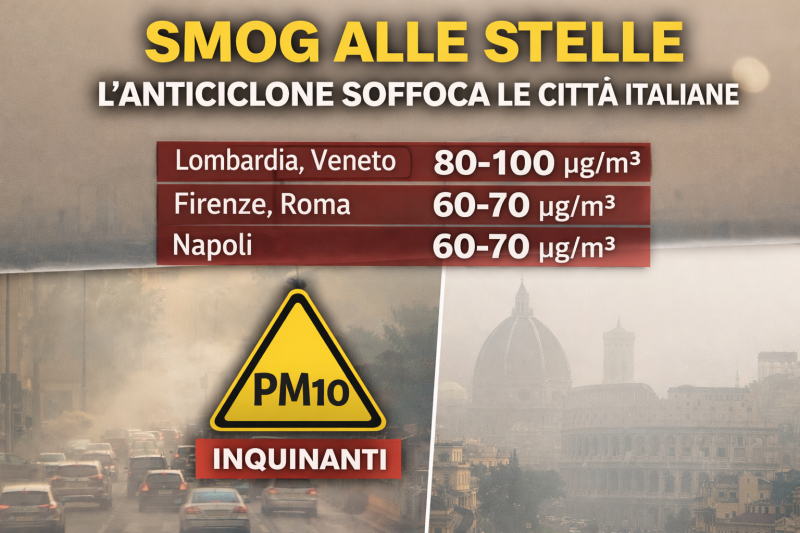 smog alle stelle l8217anticiclone soffoca le citt224 italiane da Abruzzo24ore.tv smog alle stelle l8217anticiclone soffoca le citt224 italiane