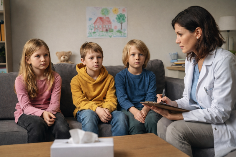 caso casa nel bosco partono i test psicologici sui tre bambini