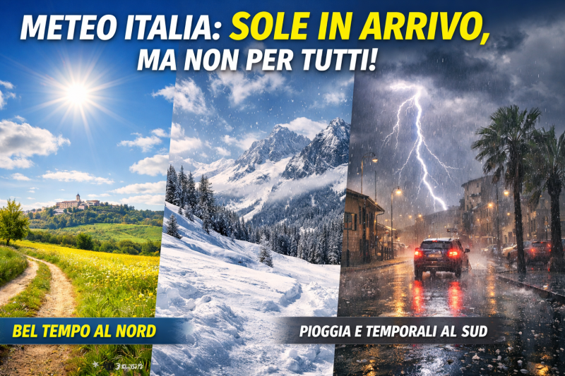 meteo italia cambia tutto sole in arrivo ma non per tutti