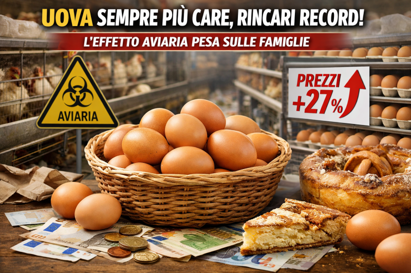 uova sempre pi249 care rincari record l8217effetto aviaria pesa sulle famiglie