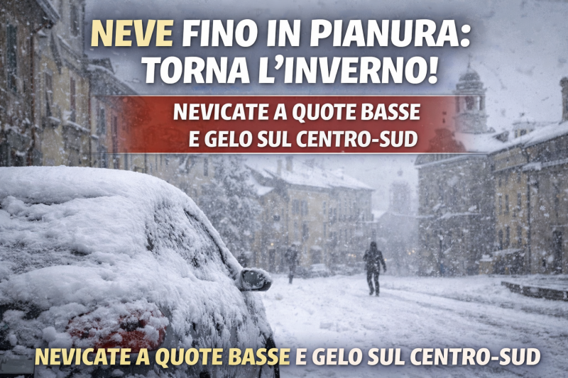 neve fino in pianura e gelo improvviso l8217inverno torna a sorpresa