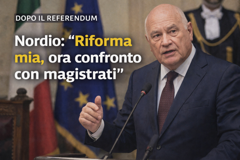 nordio si assume la responsabilit224 riforma mia ora confronto con magistrati