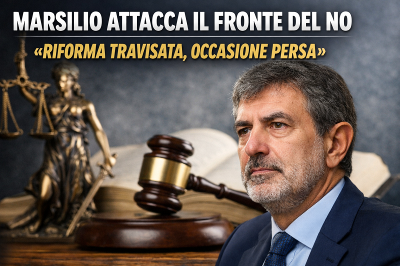 marsilio attacca il fronte del no riforma travisata occasione persa