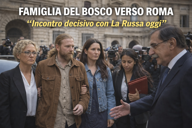 famiglia del bosco verso roma incontro decisivo con la russa oggi da Abruzzo24ore.tv famiglia del bosco verso roma incontro decisivo con la russa oggi