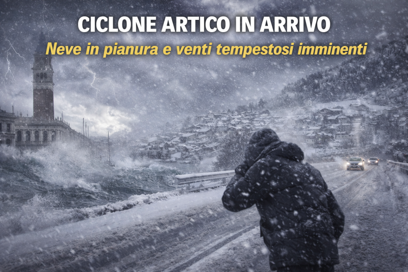 ciclone artico sull8217italia neve in pianura e venti tempestosi imminenti