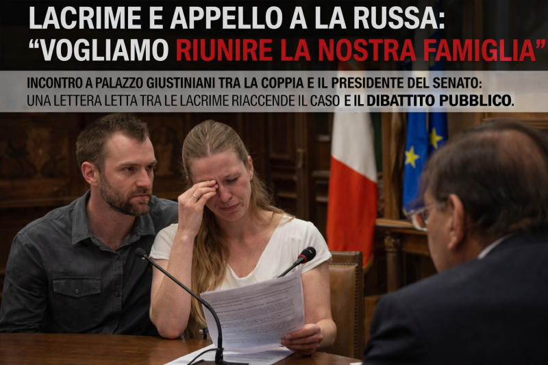 lacrime e appello a la russa vogliamo riunire la nostra famiglia da Abruzzo24ore.tv lacrime e appello a la russa vogliamo riunire la nostra famiglia