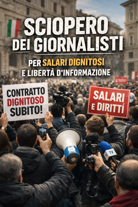 sciopero dei giornalisti la protesta cresce diritti stipendi e libert224 sotto pressione oggi