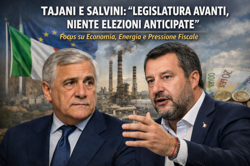 governo compatto dopo il voto tajani e salvini blindano la legislatura