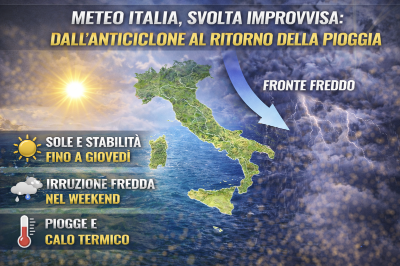 meteo italia svolta improvvisa dall8217anticiclone al ritorno della pioggia