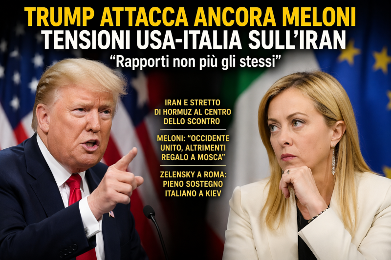 trump meloni scontro totale sull8217iran gelo tra usa e italia cresce