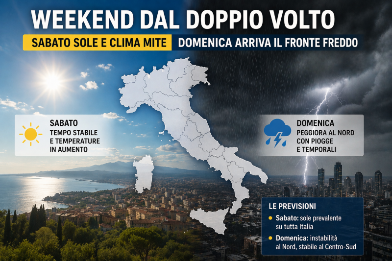 weekend perfetto attenzione arriva il colpo di scena meteo domenica da Abruzzo24ore.tv weekend perfetto attenzione arriva il colpo di scena meteo domenica