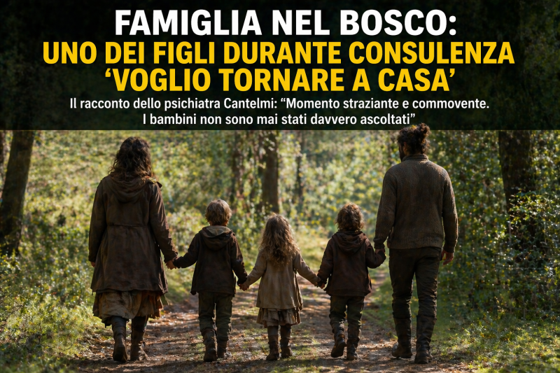 famiglia nel bosco il grido che scuote tutti voglio tornare casa