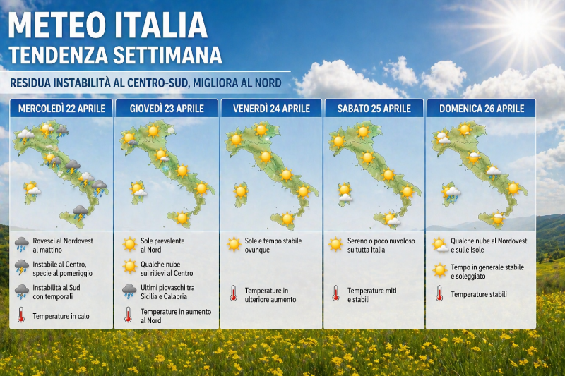 meteo italia svolta in arrivo dal maltempo al sole su tutta penisola
