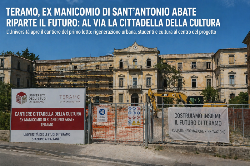 teramo cambia volto l8217ex manicomio diventa il cuore della nuova citt224 universitaria