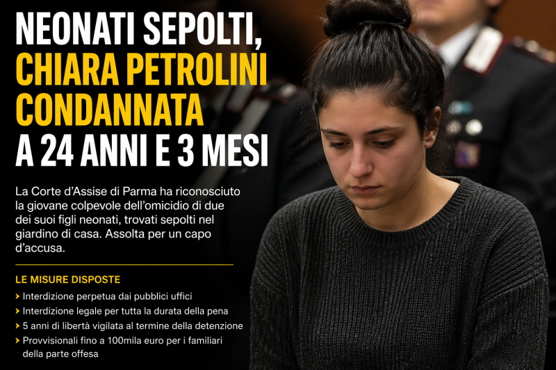 neonati sepolti la sentenza sconvolge condanna pesante per la giovane imputata