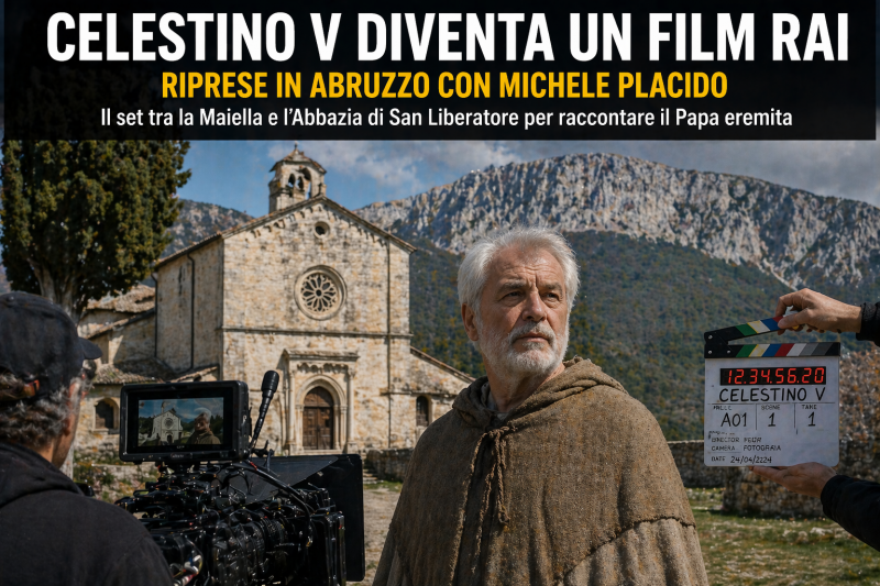 celestino v torna sullo schermo l8217abruzzo diventa set rai d8217eccezione