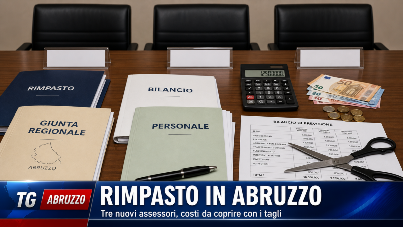 rimpasto abruzzo tre assessorati in pi249 ora qualcuno noi dovr224 dovremo pagare il conto